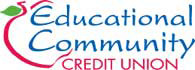 A logo for the education community credit union.