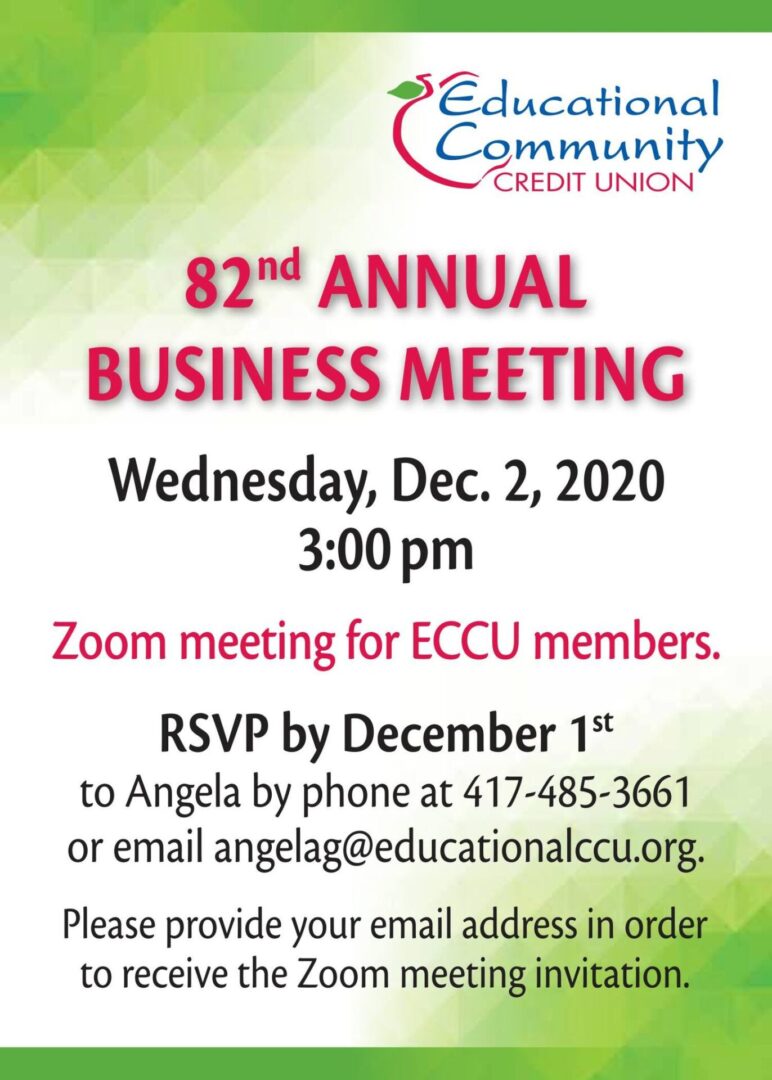 A business meeting is being held on december 2.